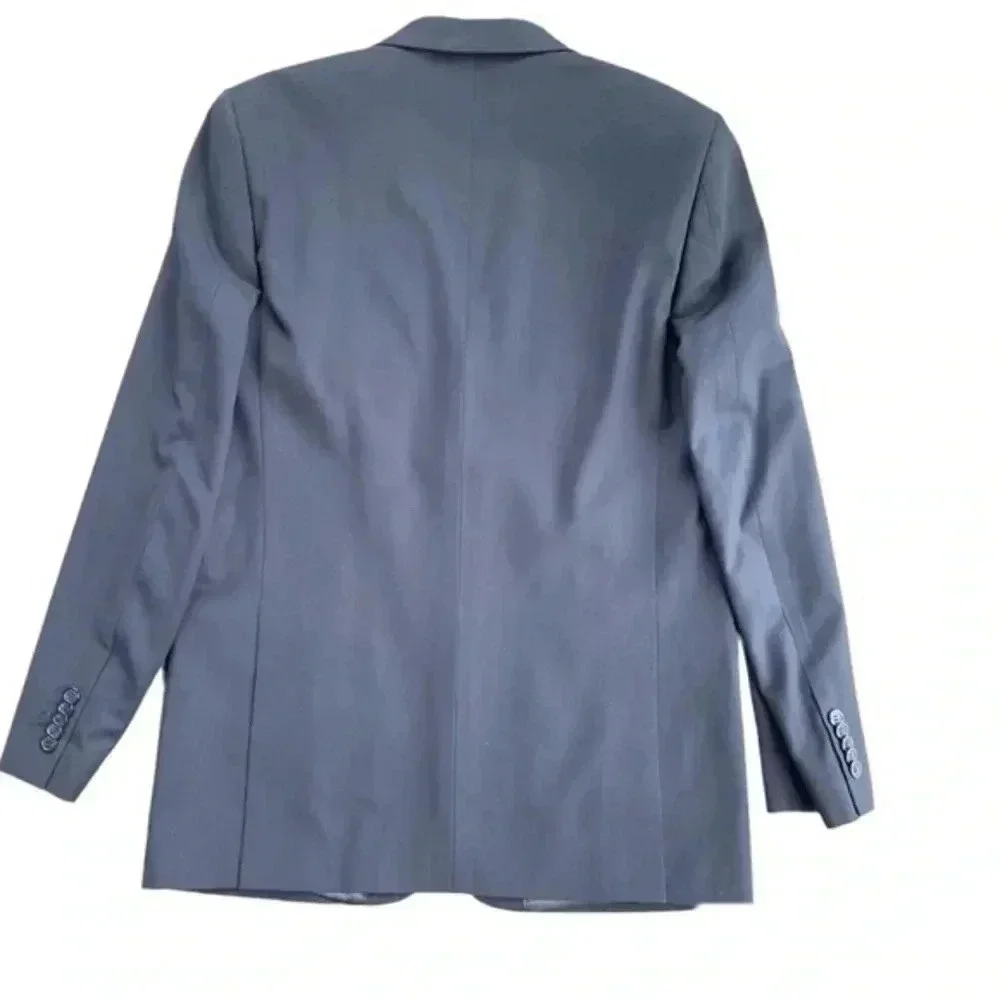 Alain Manoukian navy blue french designer made blazer size 52/44  Nwot